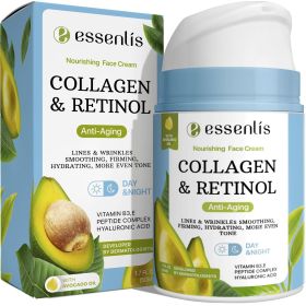 Face Moisturizer Collagen Cream Anti Wrinkle & Anti Aging Face Cream with Retinol Day & Night Deep Hydrating Skin Care for Body Neck & D√©collete