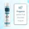 ABOVE Cream Light - 48 Hours Antiperspirant Deodorant - Dry Spray for Women - Notes of Passion Fruit - Protects Against Sweat and Body Odor - Delivers