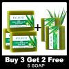 KYLIEFIT Natural Aloe Vera Soap Bar- Face, Hand, and Body Wash - Cleansing & Moisturizing, Anti Spots, Smooth Skin, 200g /7 oz